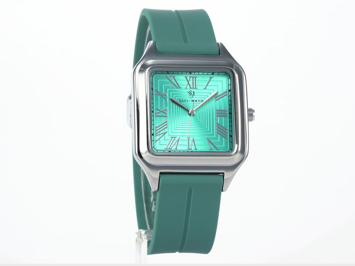 Mojo Sky Blue Square Magnetic Analog