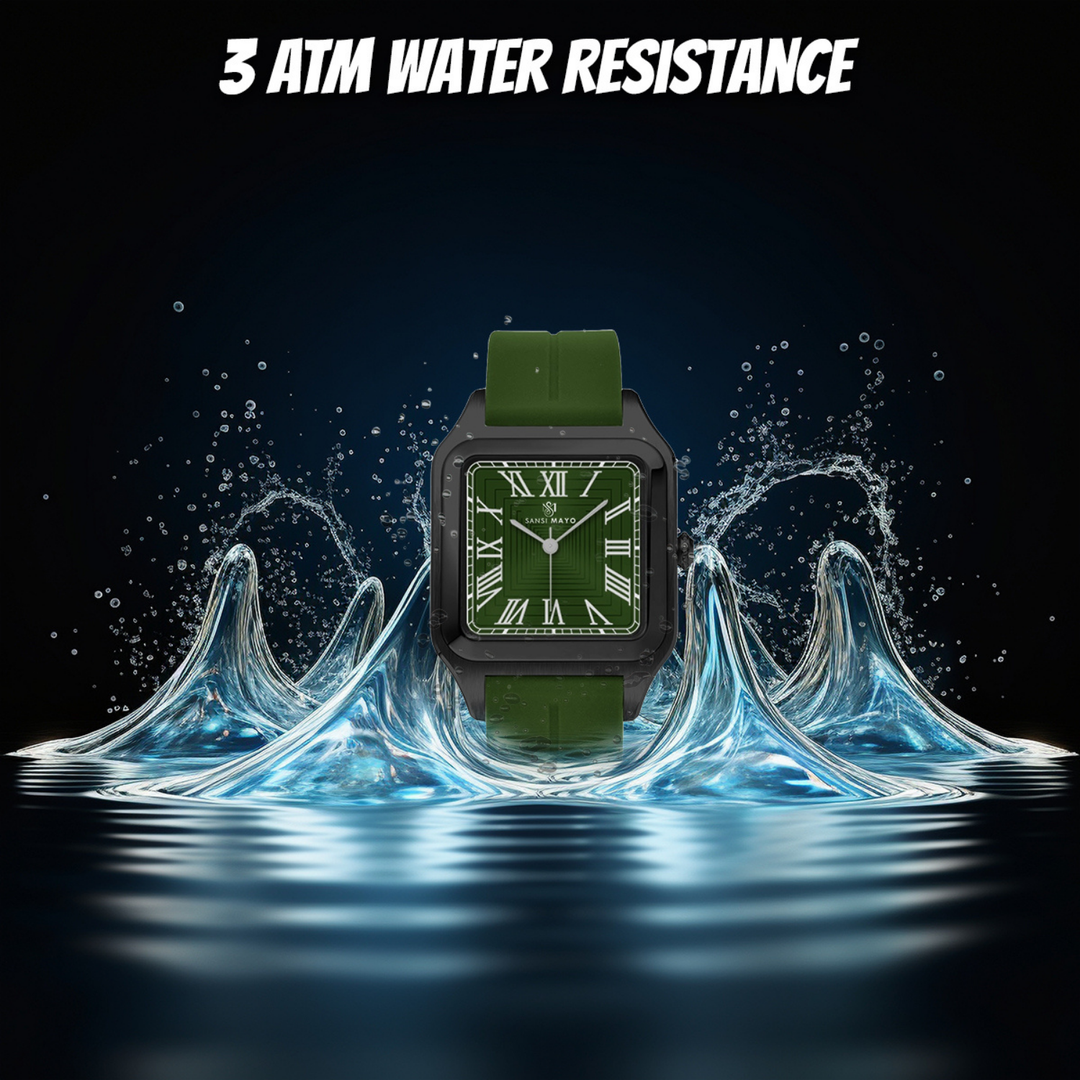 Emerald Green Square Magnetic Analog