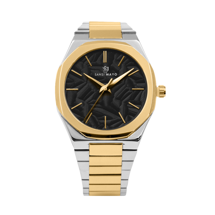Luxe Gold Two-Tone Analog