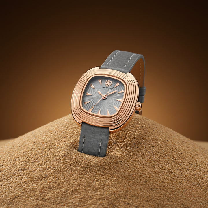 Verona Grey Rose Gold Watch for Women