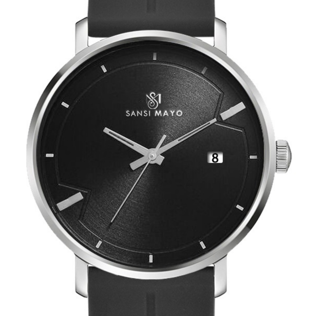 Jet Black Magnetic Lock Analog