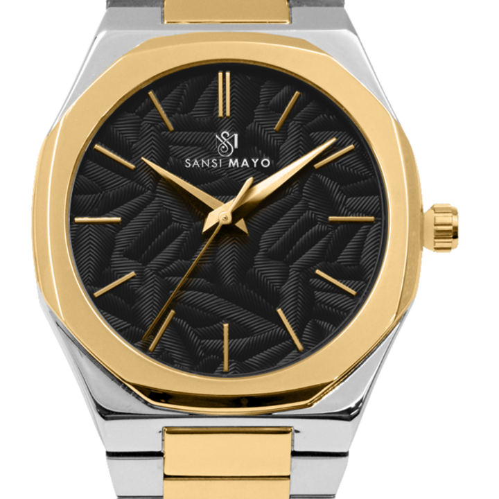 Luxe Gold Two-Tone Analog