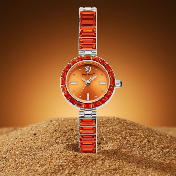 Egyptian Stone Edition (Orange Dial, silver)