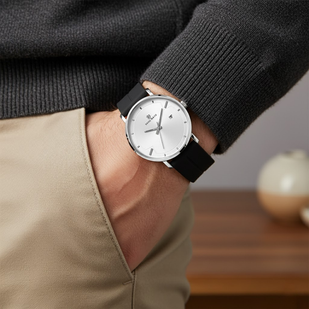 Arctic White Magnetic Lock Analog