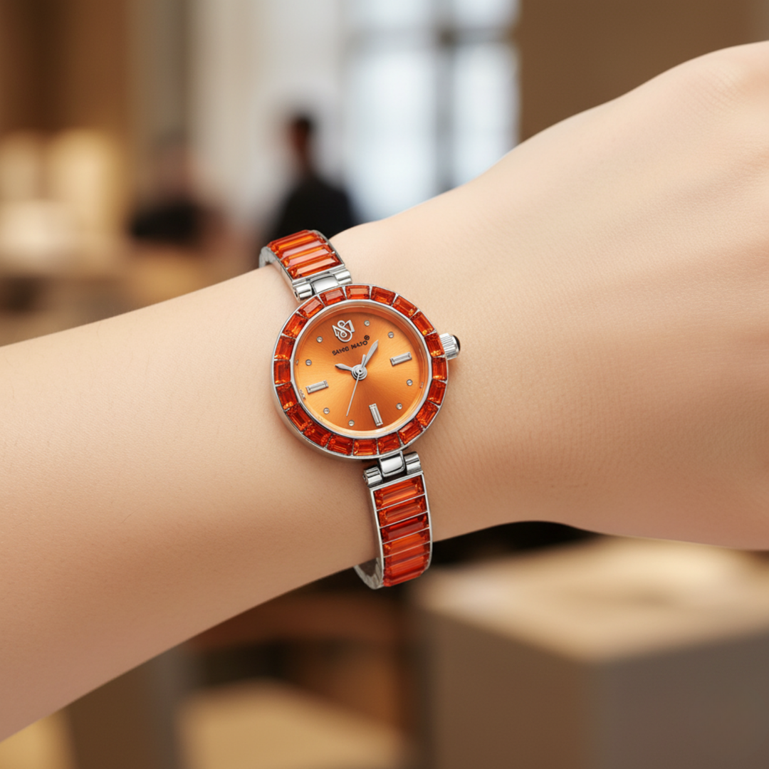 Egyptian Stone Edition (Orange Dial, silver)