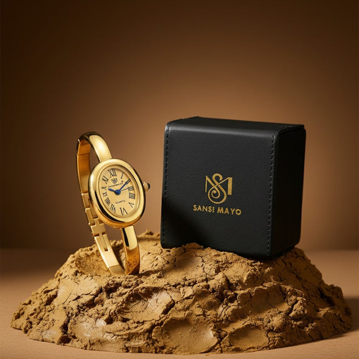 Sansi Mayo Minari Watch — Full Gold Stainless Steel (Gold Dial)