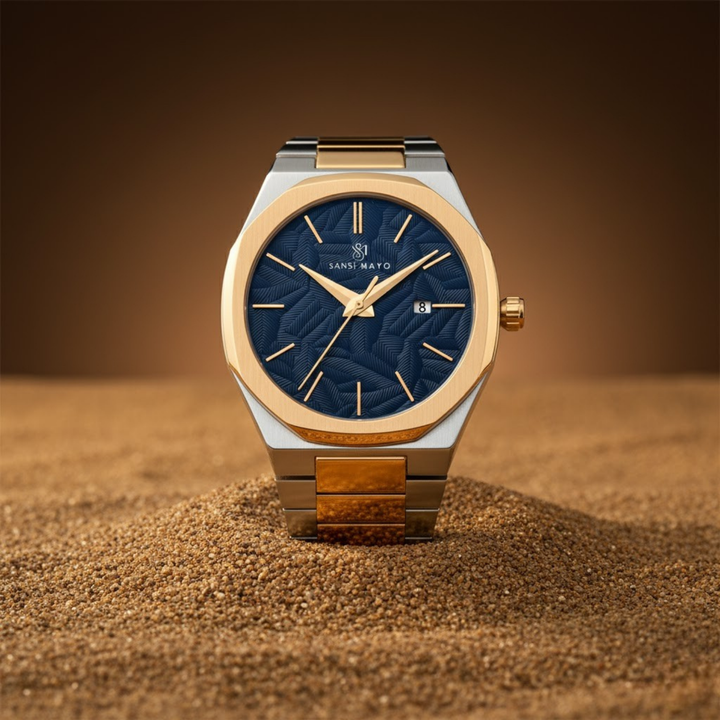 Royal Blue Two-Tone Analog