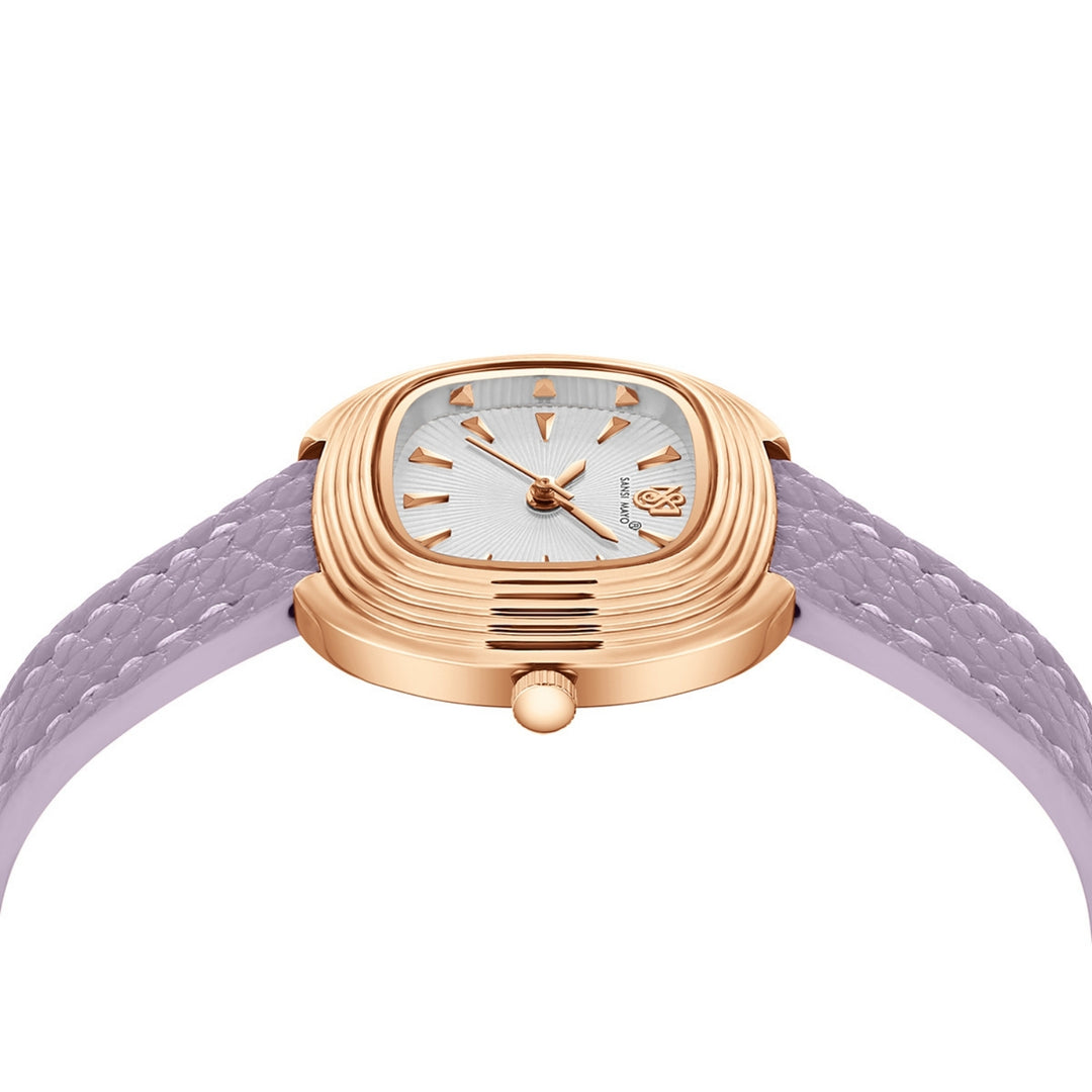 Verona Lavender Strap Rose Gold Watch for Women