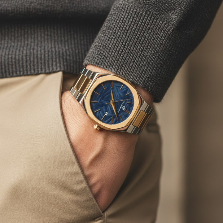 Royal Blue Two-Tone Analog