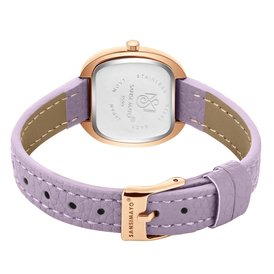 Verona Lavender Strap Rose Gold Watch for Women