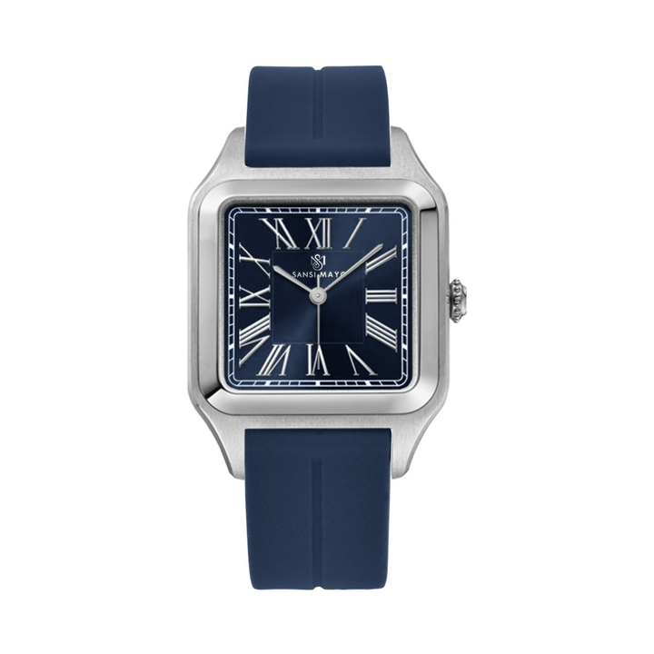 Navy Blue Square Analog
