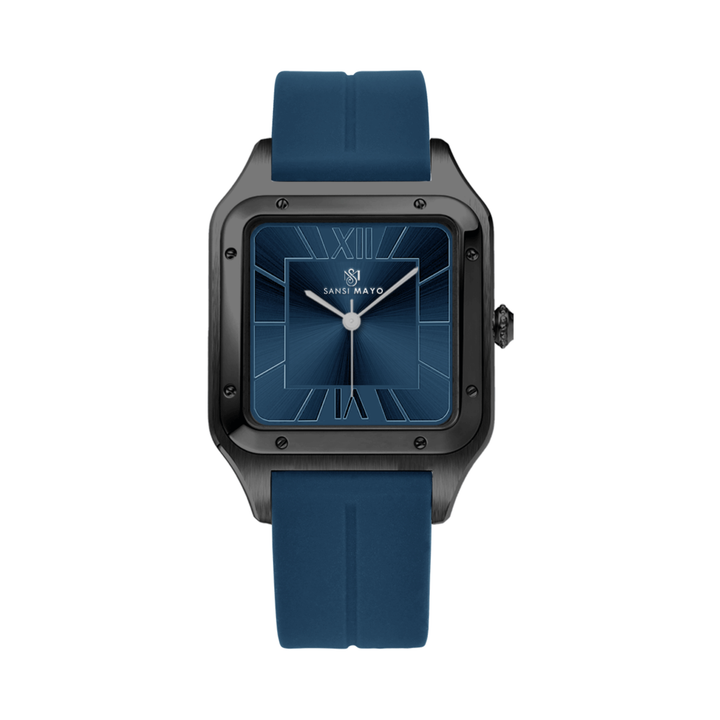 Sapphire Blue Square Analog