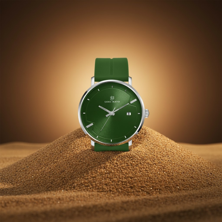 Forest Green Magnetic Lock Analog