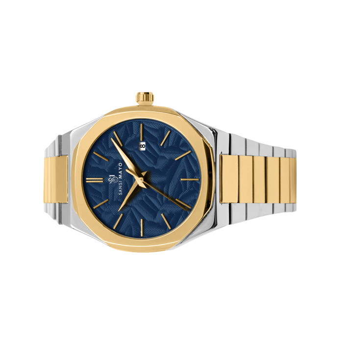 Royal Blue Two-Tone Analog