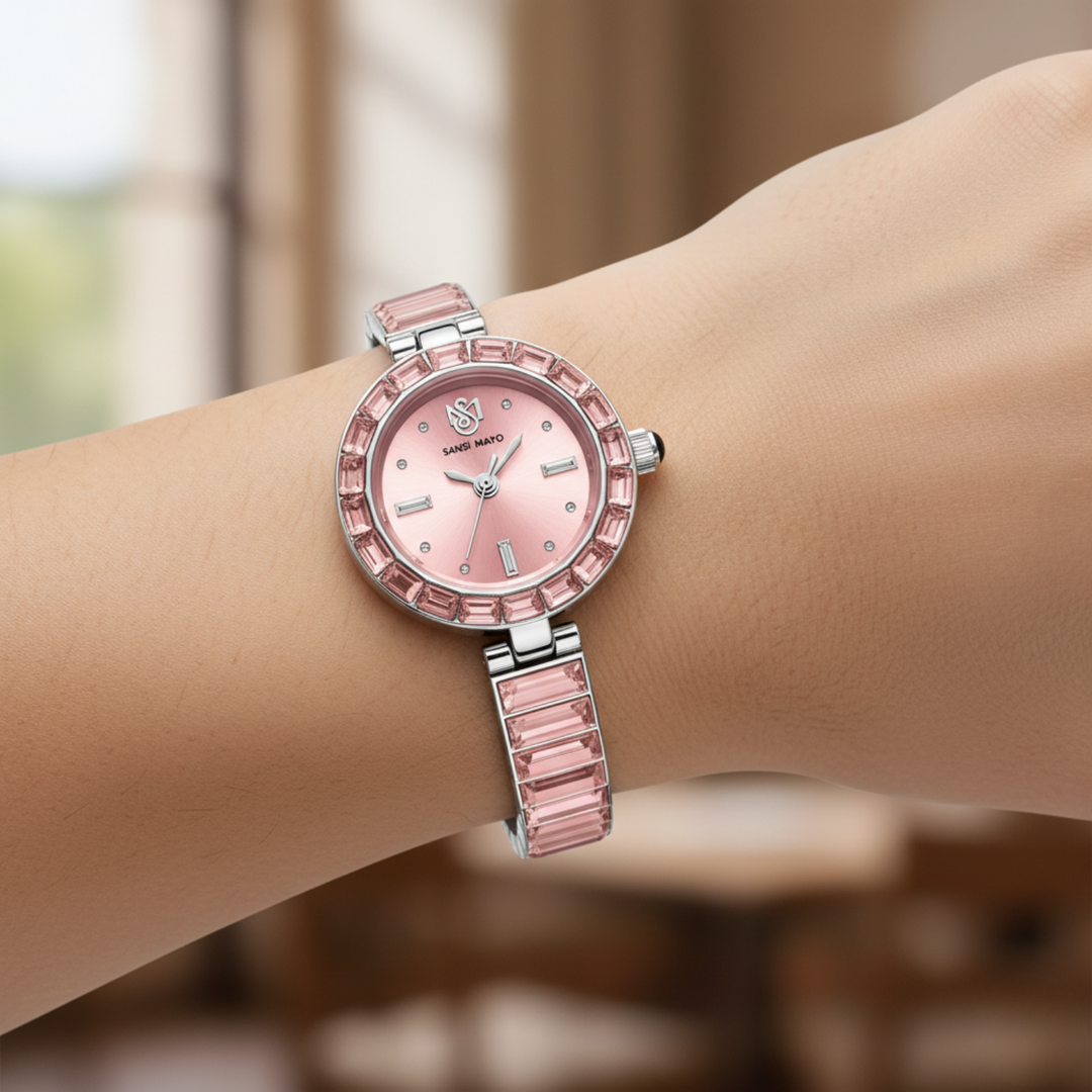 Egyptian Stone Edition (Pink Dial, silver)