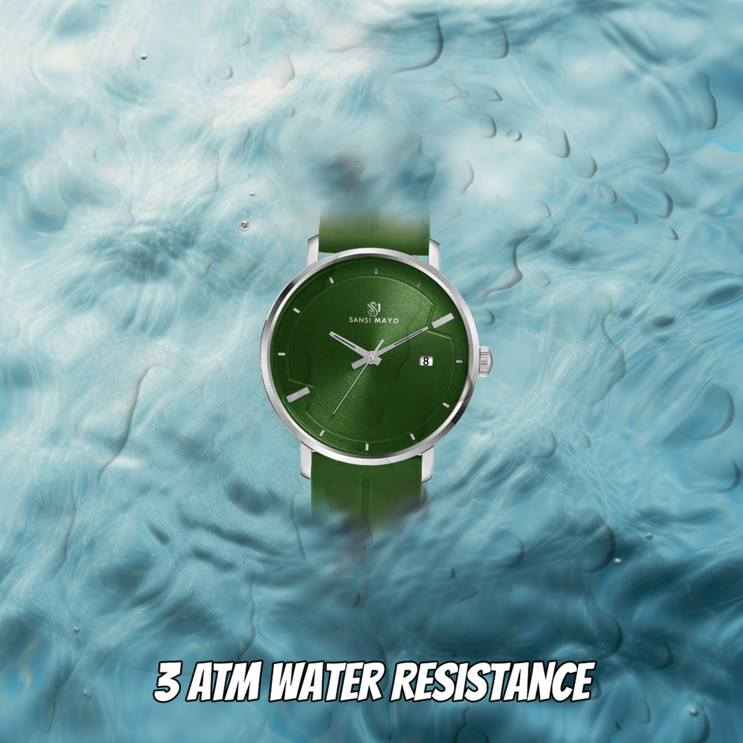 Forest Green Magnetic Lock Analog