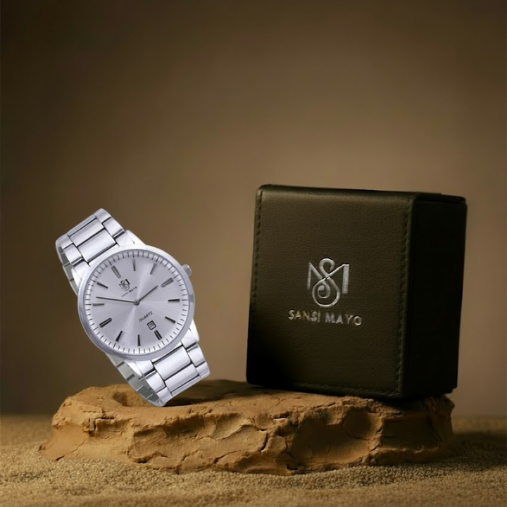 Silver Steel Wrist Watch