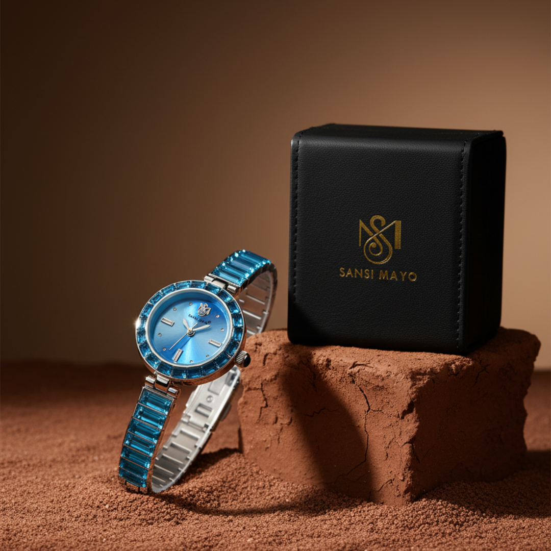 Egyptian Stone Edition (Sky Blue Dial, silver)