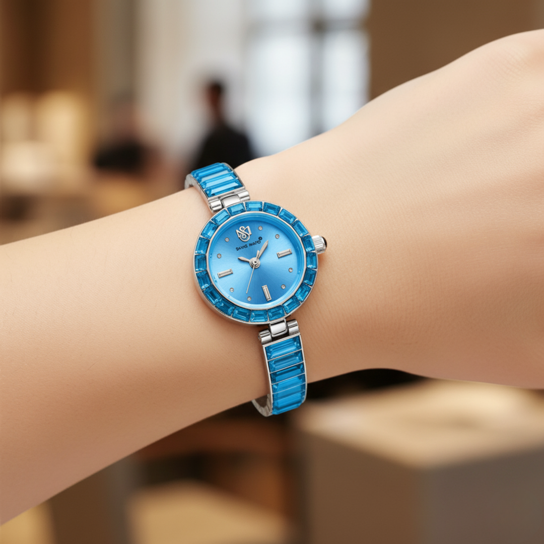 Egyptian Stone Edition (Sky Blue Dial, silver)