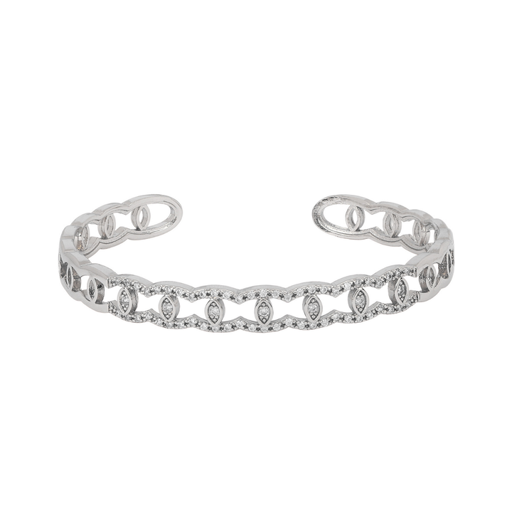 Sansimayo Women’s Rose Gold Watch with Bangle & Ring Set – Crystal Egyptian Stone