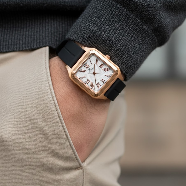 Frost White Square Magnetic Analog