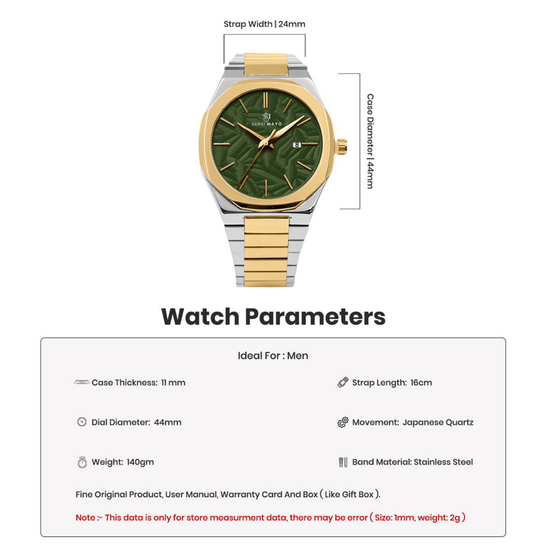 Forest Green Two-Tone Analog