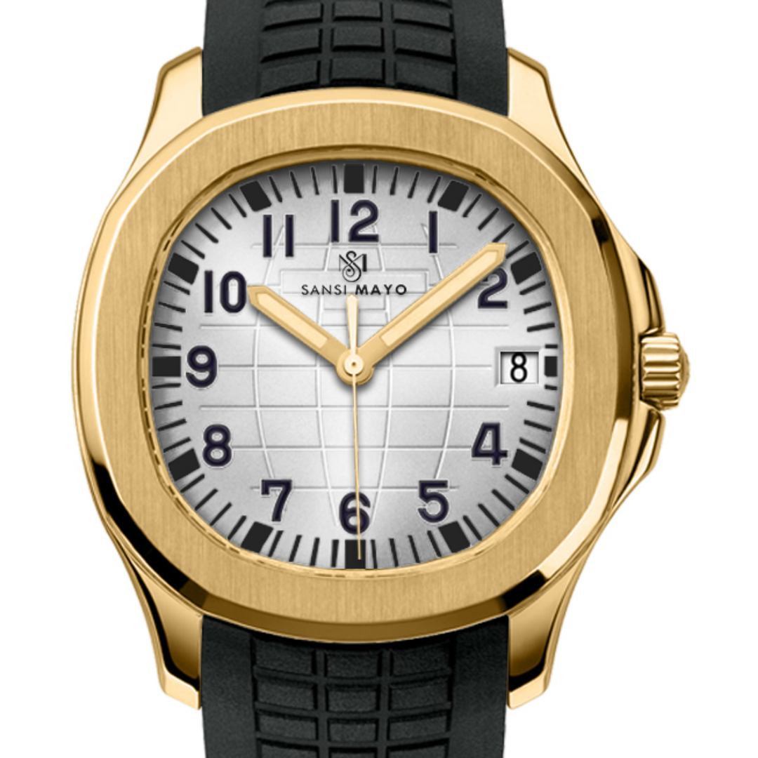 Beta Round White Wrist Watch