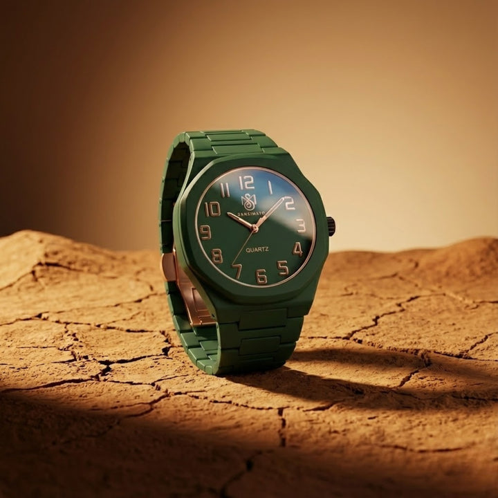 Carnival Emerald Green Quartz Watch