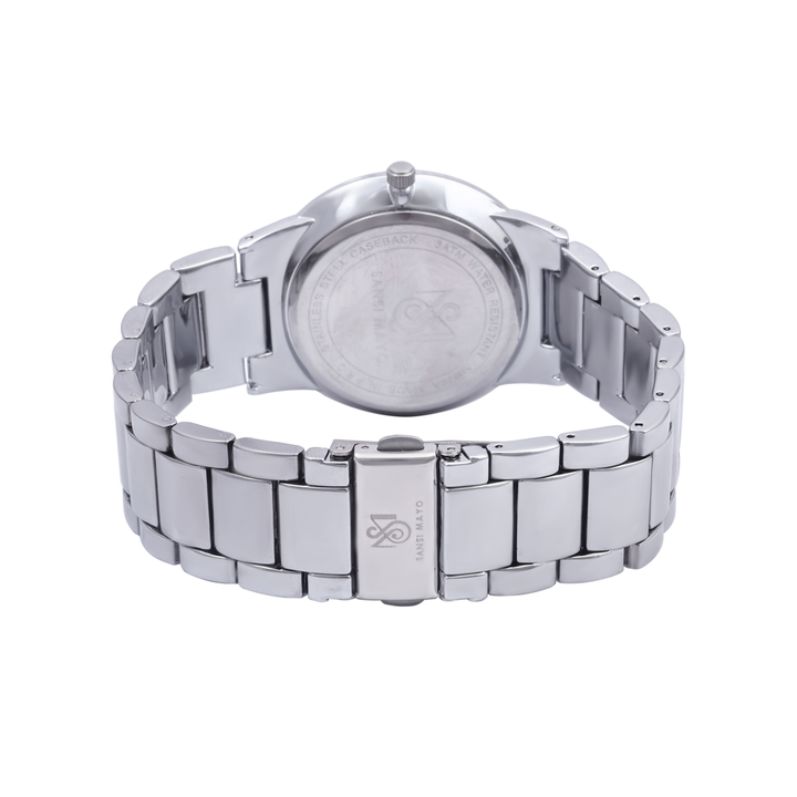 Silver Steel Wrist Watch