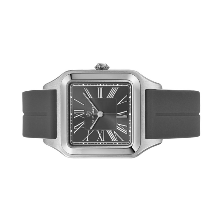 Slate Grey Square Analog
