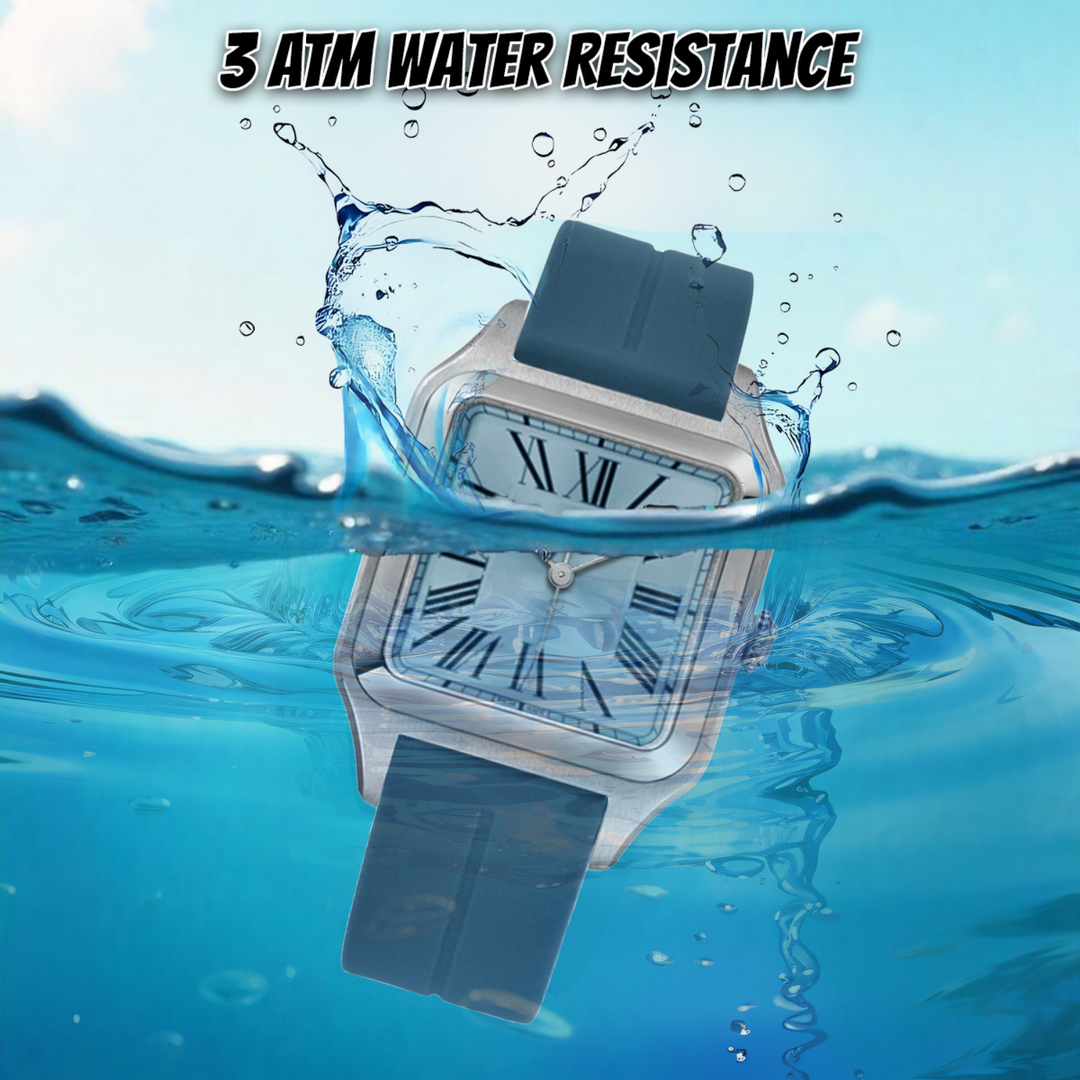 Sky Blue Square Analog