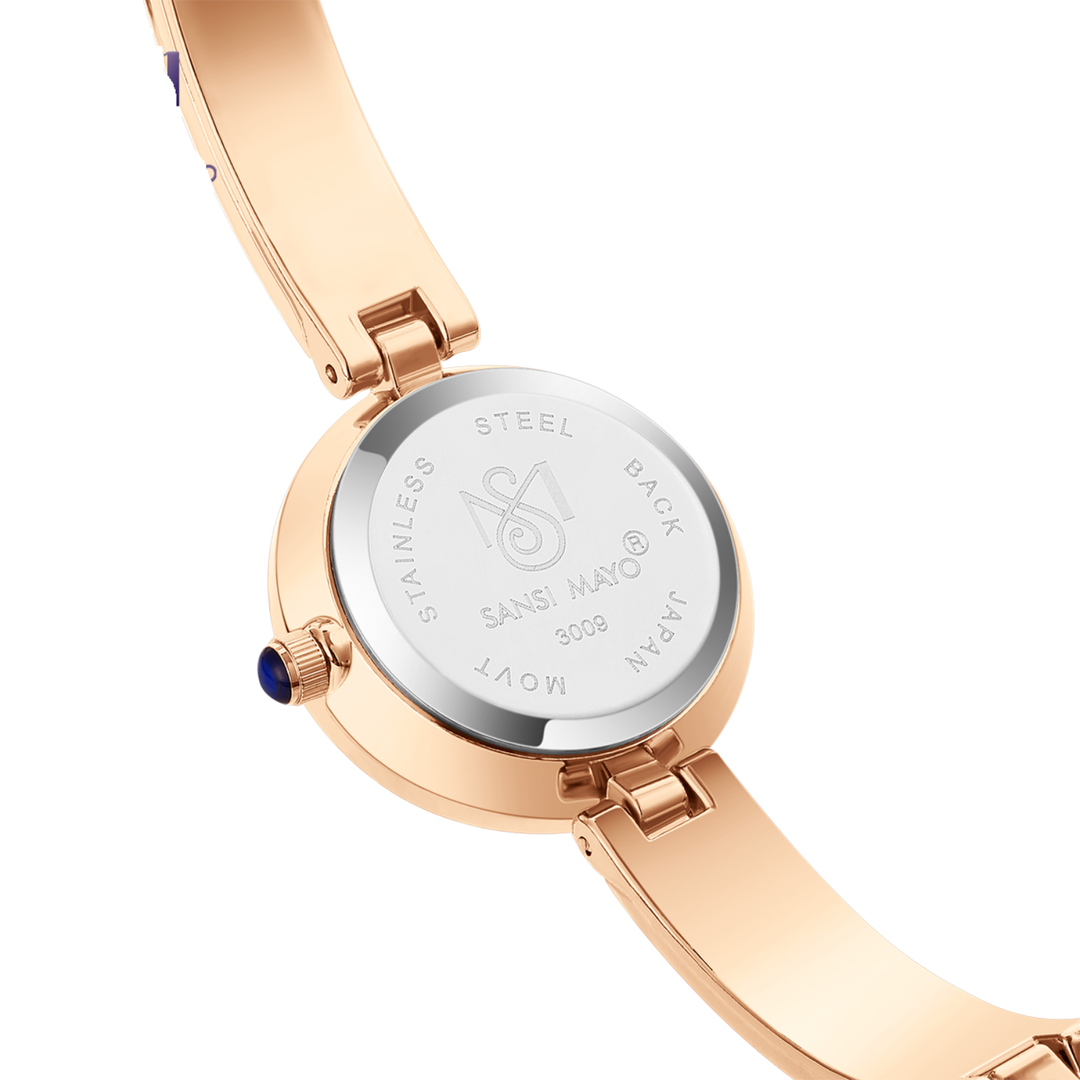 Egyptian Stone Rose Gold Green Women’s Watch