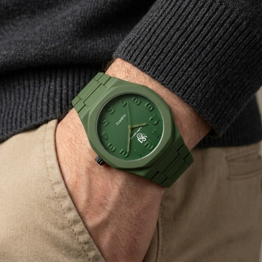 Carnival Emerald Green Quartz Watch