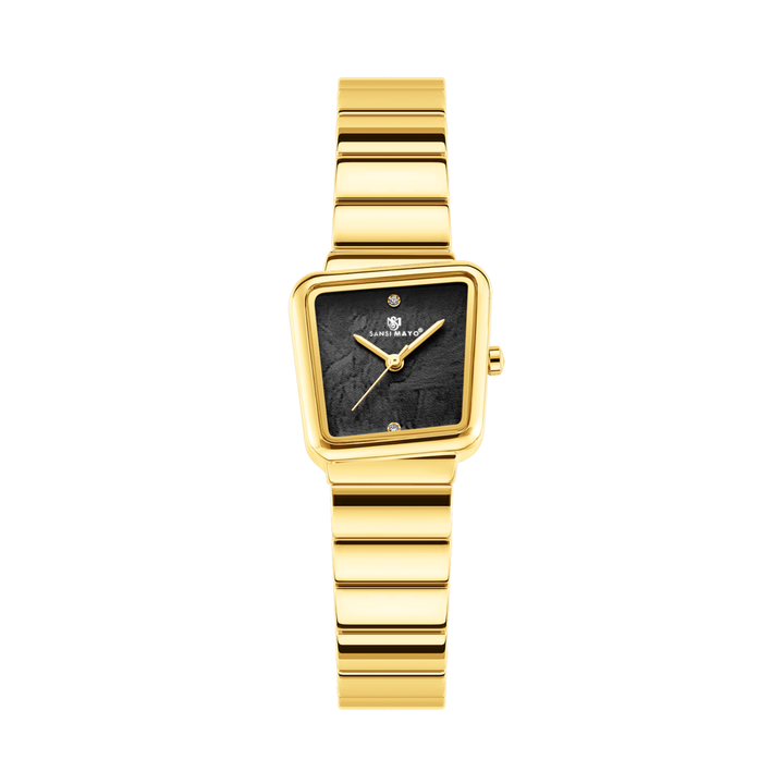 Square Case Edition (Gold, Black Dial)