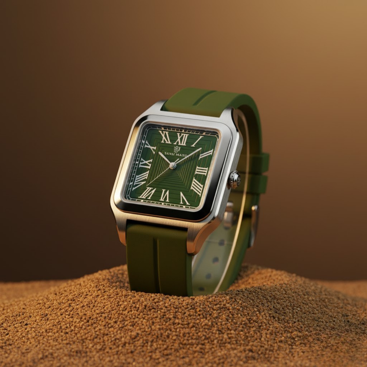 Forest Green Square Magnetic Analog