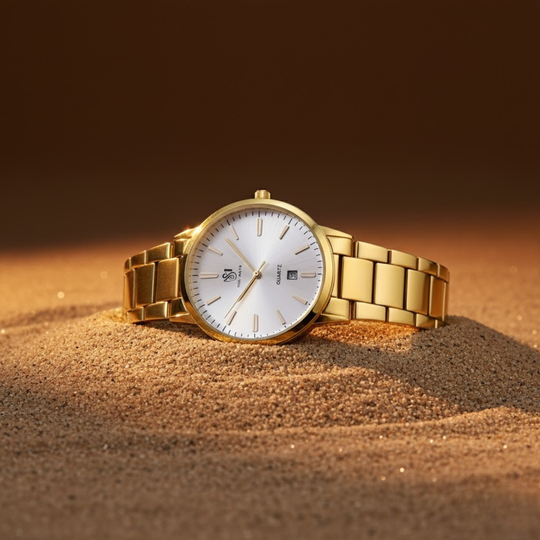 Gold Wrist Watch