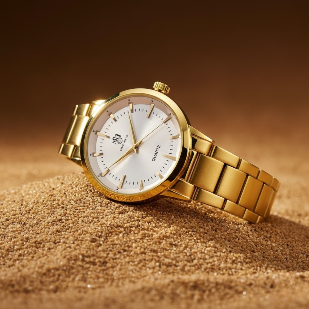 Gold Wrist Watch