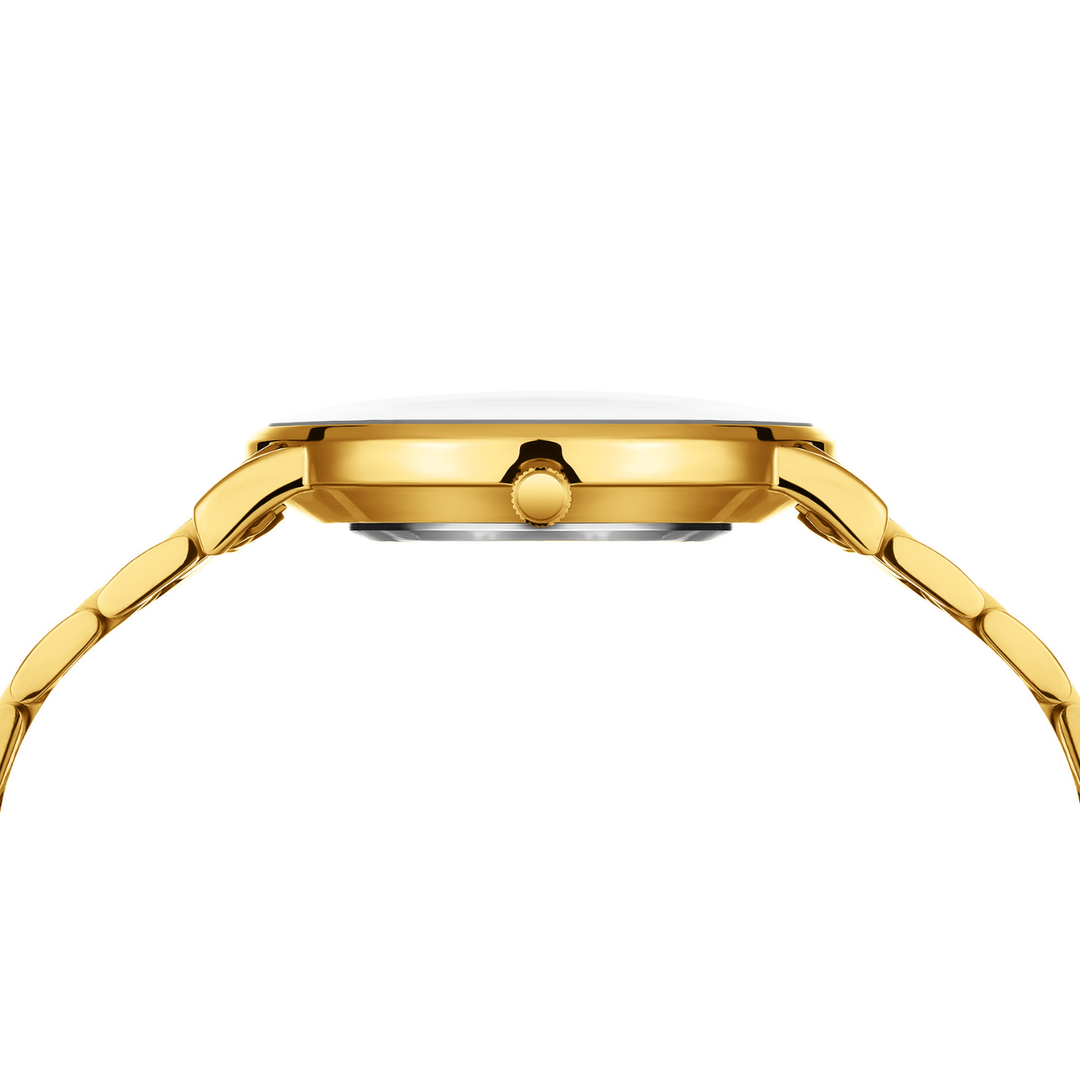 Gold Black Date Dial Quartz