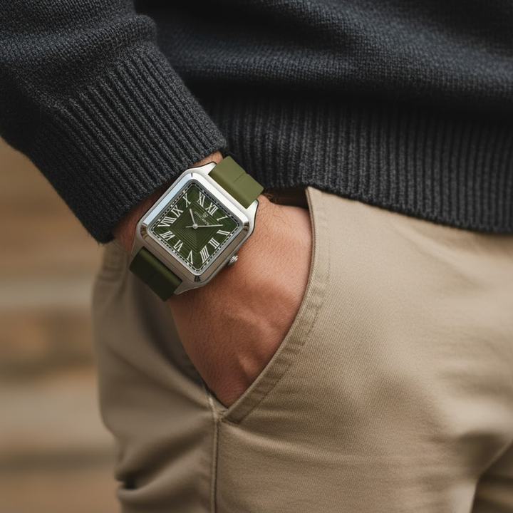 Forest Green Square Magnetic Analog