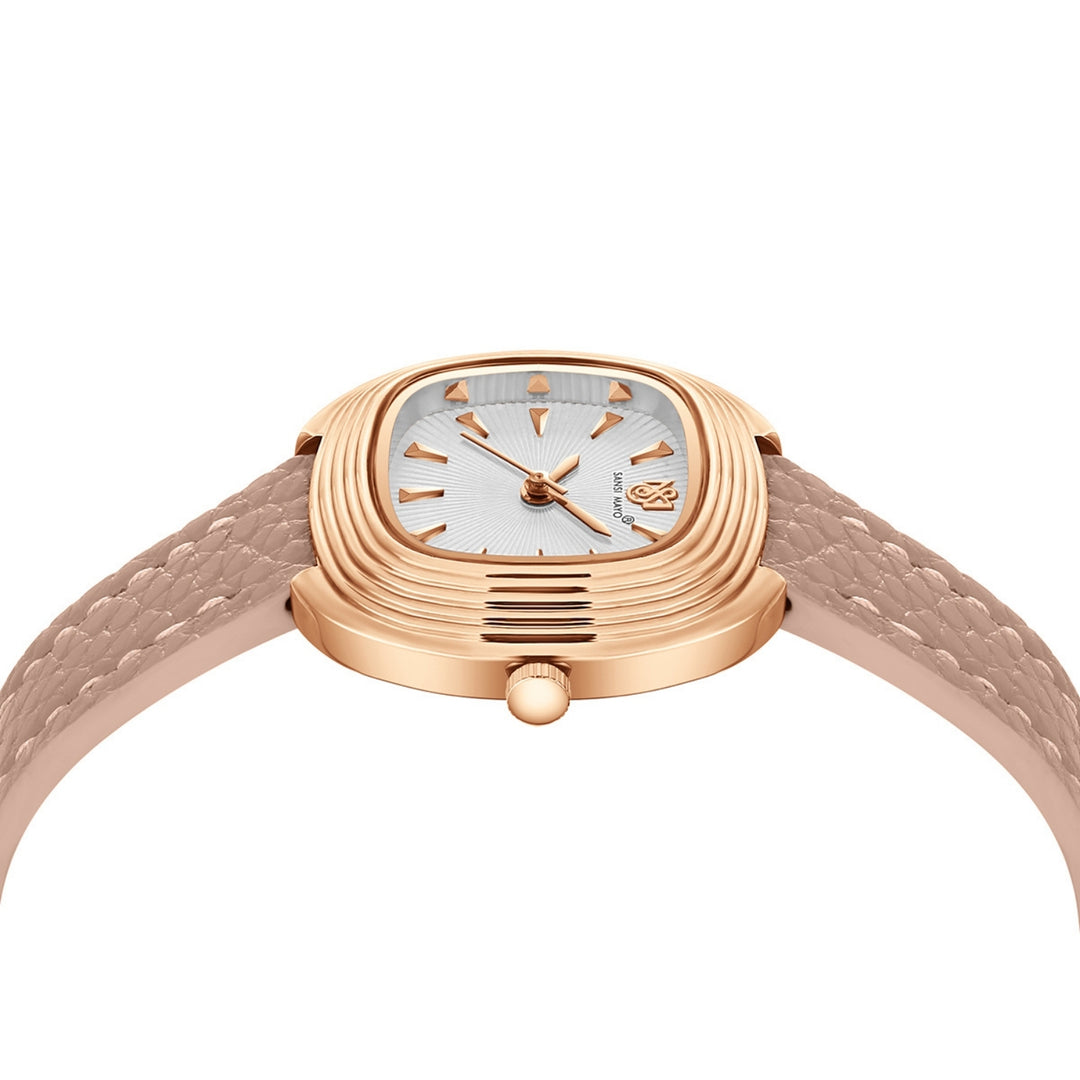 Verona Peach Dial Rose Gold Watch for Women