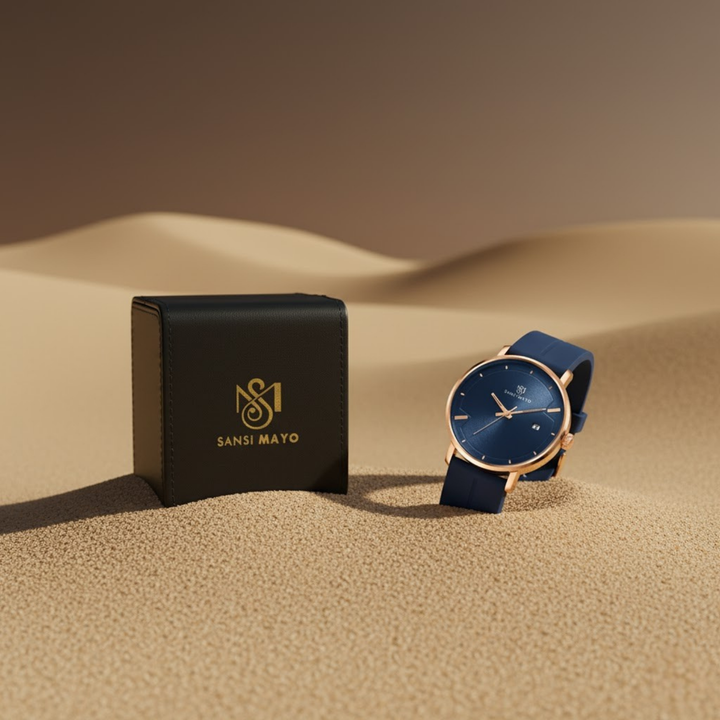 Deep Sapphire Blue Magnetic Lock Analog