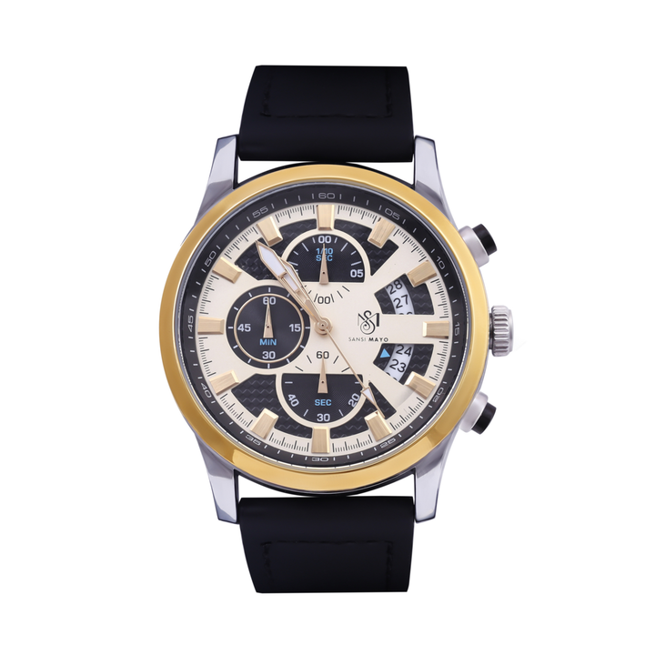 Two-Tone Gold Wrist Watch