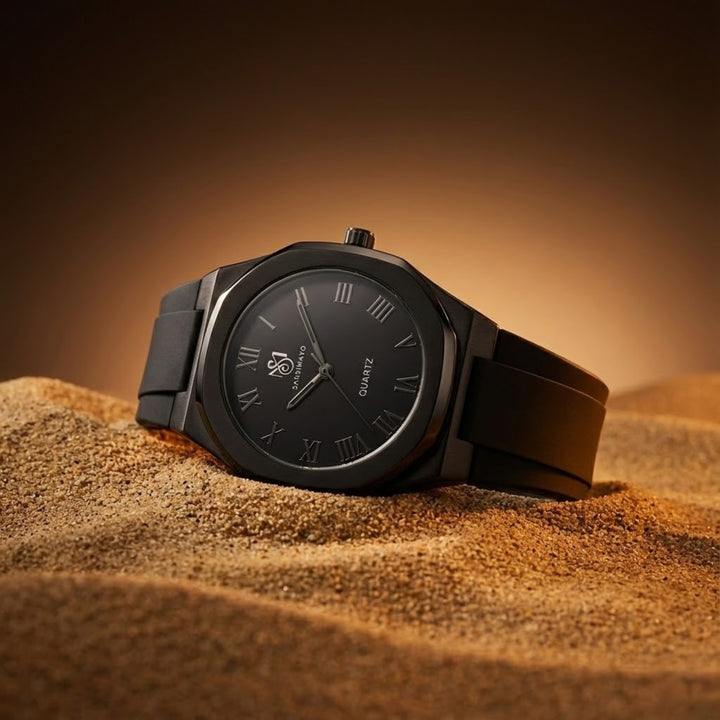 Carnival Dulex Jet Black Quartz Watch