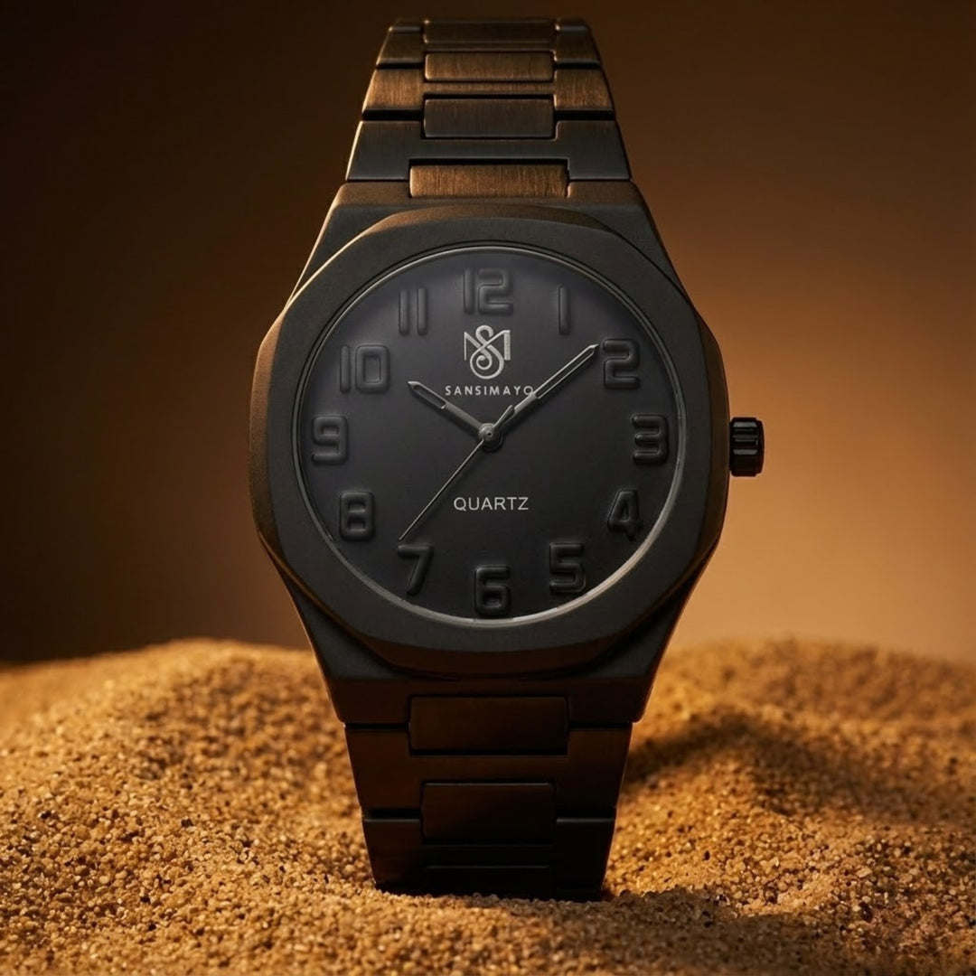 Carnival Jet Black Quartz Watch