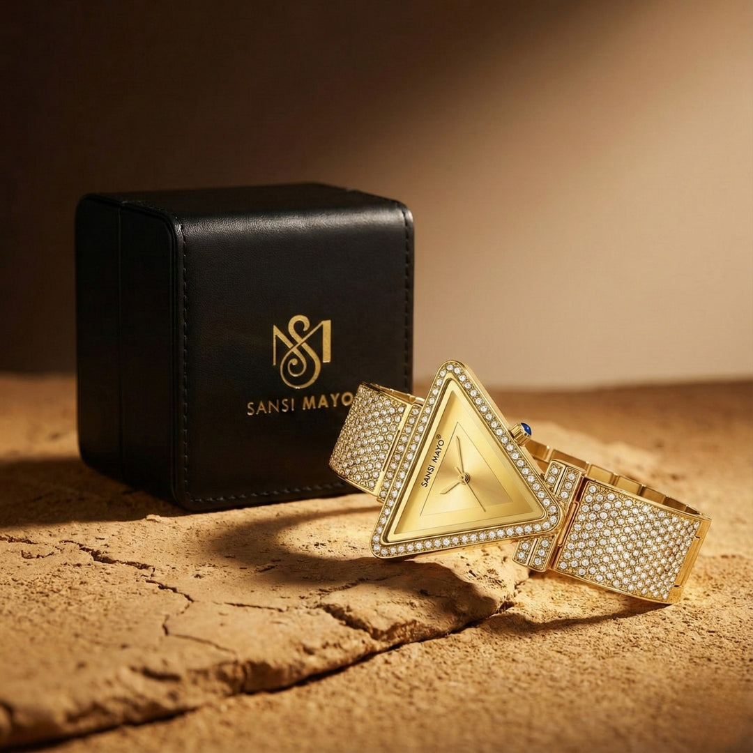 Dina All Gold Quartz Watch