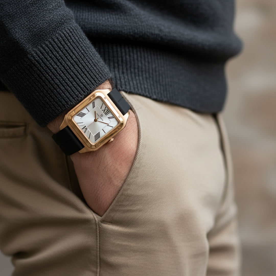 Frost White Square Analog