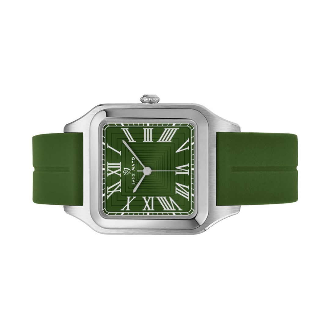 Forest Green Square Magnetic Analog