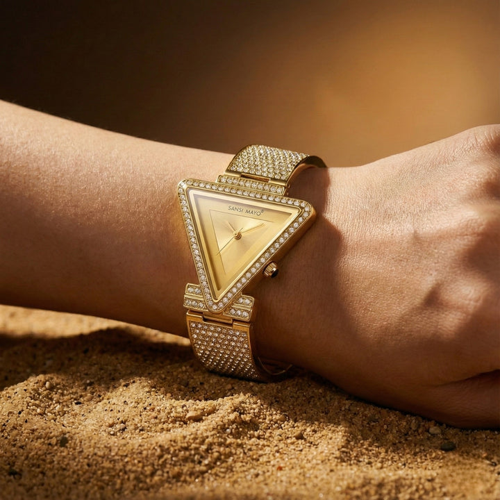 Dina All Gold Quartz Watch