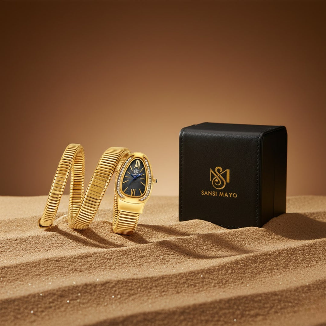 Sansi Mayo Cobra Watch — Gold Edition (Grey Dial)