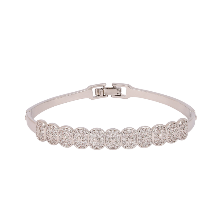 Sansimayo Women’s White Dial Watch with 2 Bracelets – Rose Gold Edition